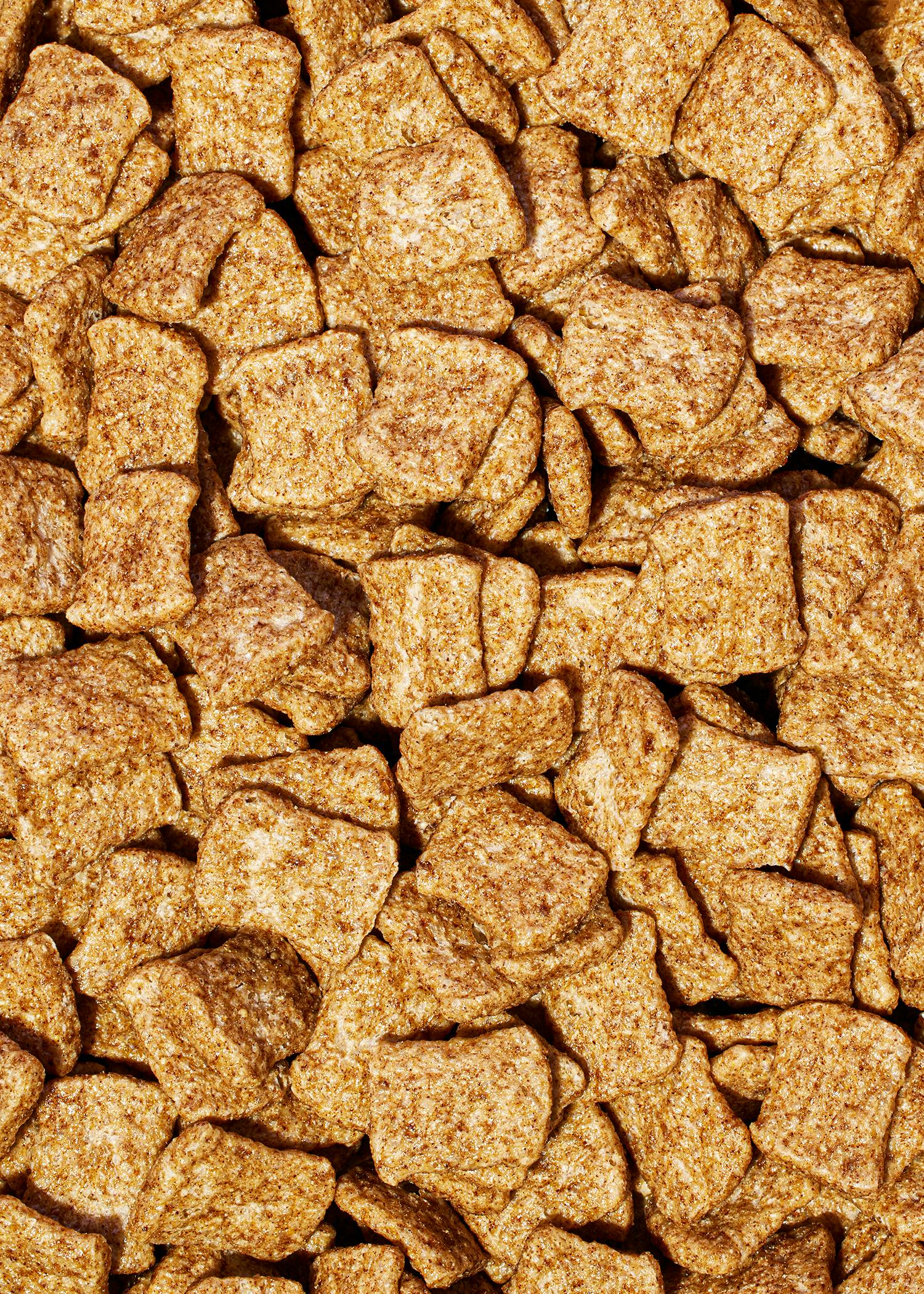 eine Nahaufnahme eines Haufens Cinnamon Marshmallows