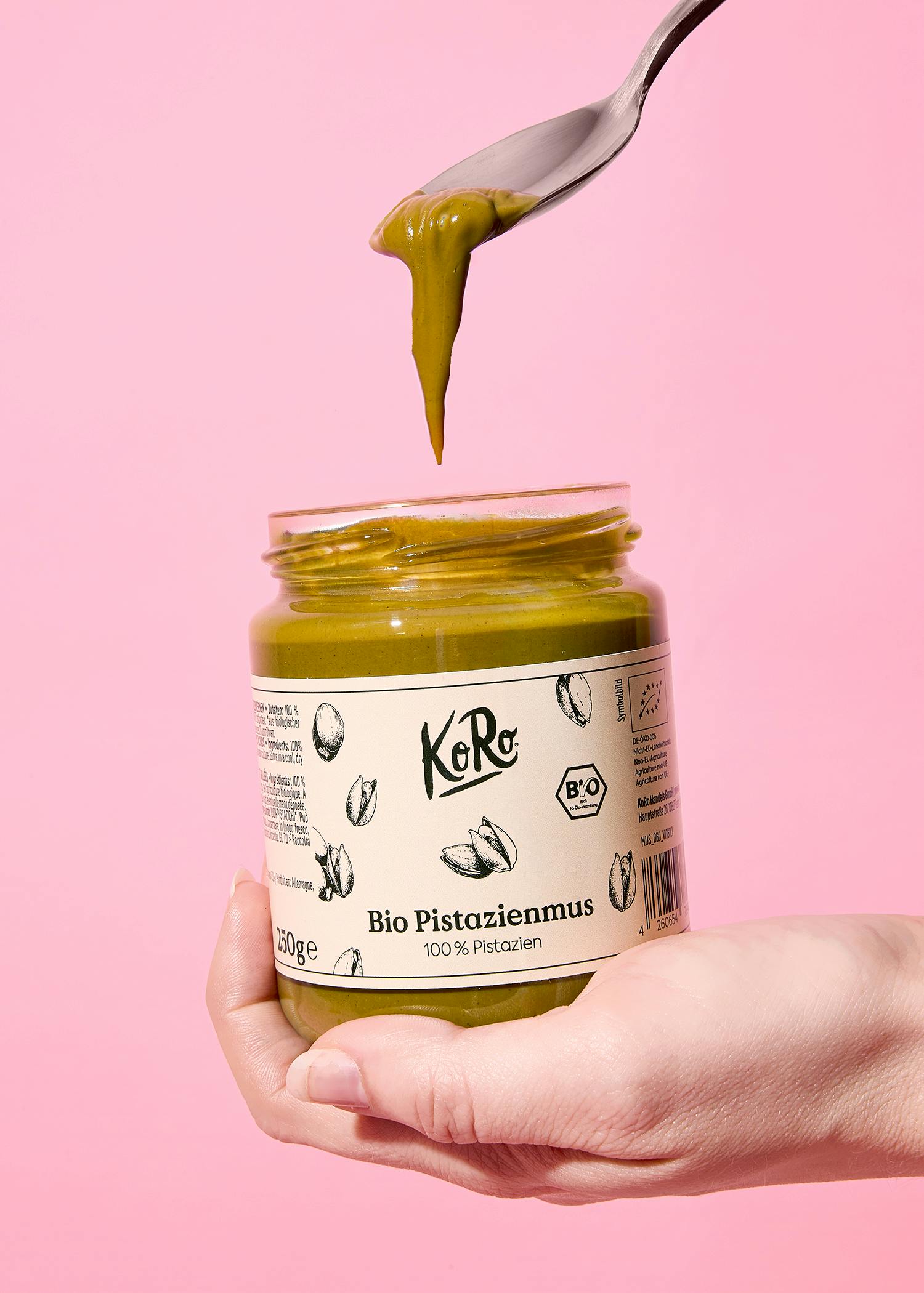 Bio Pistazienmus 100 % Pistazien 250 g